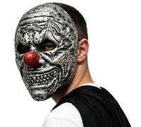 Jowowha Adults Scary Jester Mask Halloween Masquerade Mask | Halloween Clown Costume,Clown Masquerade Mask,Party Props Costume,Adjustable Secure Strap Design,Vintage Accessory