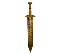 Jowowha Medieval Fancy Dress Costume Accessory Accessories Kit 1 Pc Gold Sword One Size