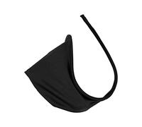 Jowowha Men's Invisible C-String Thongs Lingerie Seamless Underwear Thong Panties Underpants Black One Size