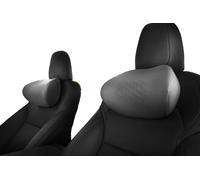 Jowua One Car Neck Pillow for Tesla Model 3 / Y/S/X, TPE + Slow-Rebound Memory Foam, The Adjustable Strap Hidden Zipper Design Easy Removable Pillowcase for All Season