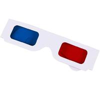 Jowxsx Red and Blue Housewares and Paper Bending 3D Glasses Film 3D Glasses for Home, Parties, Clubs, Unique Party Favors of the Child Accessories