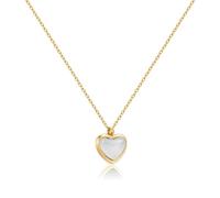 Joxevyia Carnelian Crystal Heart Necklace Raw Stone Healing Crystals Dainty Heart Gemstone Gold Pendant Necklace Anniversary Birthday Valentines Gift for Her, Metal Gemstone, Agate