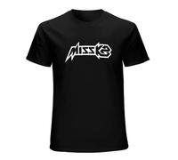 Joxlbo Miss K8 Logo Anime Anime Summer top Men's Short-Sleeve T-Shirt Black L