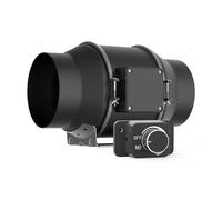 JOXLOVER Exhaust Fan, Quiet EC Motor 4 Inch Inline Duct Fan With Speed Controller Ventilation Exhaust For Hydroponics Growing Indoor Tents(4 Inch 35w-212 CFM-2)