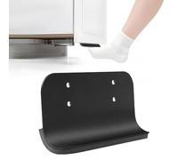 Joxodak Trash Cabinet Foot Pull - Hands-Free Door Solution for Trash Drawer, Adhesive Toe Pull Comfortable for Barefoot Use (1, Black)