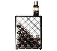 JOY - 32 bottles - Metal - Glass top