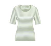 Joy Allison Women's T-Shirt, Sage Stripes, 16