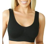 Joy Bra Seamless Comfort Bra for Women, Black, XL