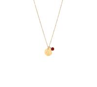 Joy by Corrine Smith Women's January Birth Flower Necklace with Birthstone in Metallic Gold | Size: 18 inches Joy by Corrine Smith Metallic Gold 18 inches