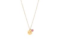 Joy by Corrine Smith Women's October Birth Flower Necklace with Birthstone in Metallic Gold | Size: 18 inches Joy by Corrine Smith Metallic Gold 18 inches