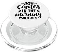 Joy comes in the morning men and women thankful grateful PopSockets PopGrip for MagSafe