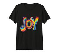 Joy - Cool Name in Rainbow Celebration Design Premium T-Shirt