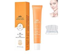 Joy Cream Facial Hair Removal,Joy Pretty Hair Removal Cream,Fast-Acting Formula,Gentle Ph-Balanced,Remove Unwanted Hairs Effortlessly,Deep Penetration,For Sensitive Skins (1, One Size)