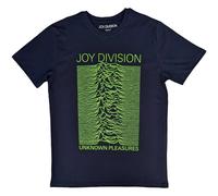 Joy Division Men's Unknown Pleasures T-Shirt in Navy | Size: Medium Joy Division Navy M