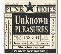 Joy Division Punk Rock Is Back! - JOY DIVISION 'Unknown Pleasures' sleeve UK Autographed vinyl LP album record MAL-ONELP-003 Punk Art 2023
