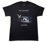Joy Division T Shirt Classic Closer Band Logo Official Mens Black L