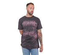 Joy Division T Shirt Mini Repeater Pulse Logo Official Unisex Dip Dye Purple L