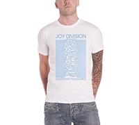 Joy Division - Unknown Pleasures Blue On White - T-Shirt Medium