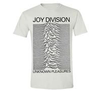 JOY DIVISION - UNKNOWN PLEASURES (WHITE) WHITE T-Shirt XX-Large