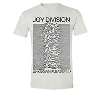 JOY DIVISION - UNKNOWN PLEASURES (WHITE) WHITE T-Shirt X-Large
