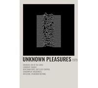 Joy Division Unknown Pleasures A3 Print Poster Wall Art Home Decor Album Gift Present Living Room Bedroom Kitchen Dining Room Hall