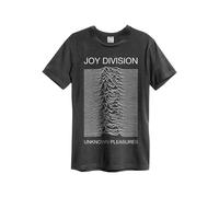 Amplified Men's Joy Division-Unknown Pleasures T-Shirt, Grey (Charcoal Cc), (Size:XL)