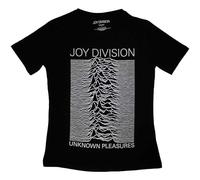 Joy Division Unknown Pleasures FP Womens Skinny Fit T Shirt M Black
