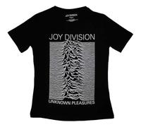 Joy Division Unknown Pleasures FP Womens Skinny Fit T Shirt M Black