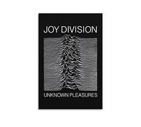 Joy Division Unknown Pleasures Vintage Poster Canvas Print Wall Art Retro Decorative Painting for Home Bedroom Living Room Decor12x18inch(30x45cm)