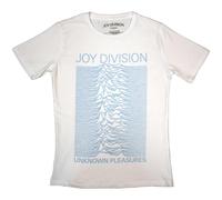 Joy Division Women's Unknown Pleasures T-Shirt in White | Size: XL Joy Division White XL