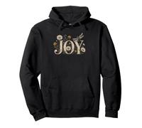 Joy Floral Dragonfly Wildflowers Daisies Vintage Pullover Hoodie