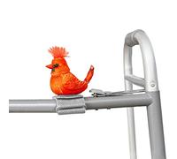 Joy for All Walker Squawker cheery animatronic bird walker accessory for companionship and to help you remember your walker - Cardinal