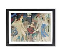 Joy In The Woods By Alice Bailly Classic Painting Framed Print | A2 Black Framed Wall Art | Ready to Hang | Classic Landscape Picture | Living Room Bedroom Lounge Office