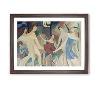 Joy In The Woods By Alice Bailly Classic Painting Framed Print | A2 Walnut Framed Wall Art | Ready to Hang | Classic Landscape Picture | Living Room Bedroom Lounge Office