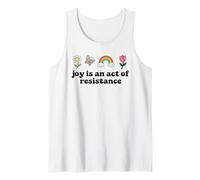 Joy is an Act of Resistance Rainbow Pride Month Human Rights Tank Top