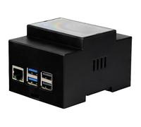 Joy-it Housing case for Raspberry Pi 5 board for DIN rail with fan...