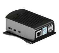 Joy-it Housing case for Raspberry Pi 5B Aluminium VESA compatible