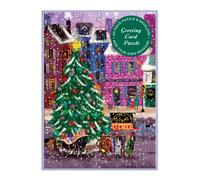 Joy Laforme Christmas Square Greeting Card Puzzle