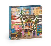 Joy Laforme Merry Market 1000 Piece Foil Puzzle in a Square Box