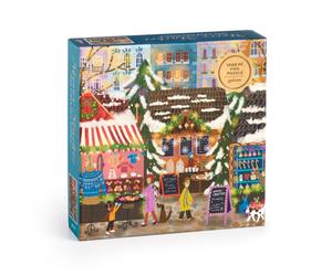 Joy Laforme Merry Market 1000 Piece Foil Puzzle in a Square Box