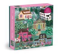 Galison The Cottage Hills - 1000 Piece Joy Laforme Jigsaw Puzzle Featuring Beautiful Artwork Of Cottages In A Fairytale Neighborhood