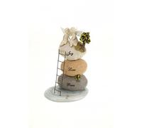 Joy Love Peace Hope Angel Stones Decoration | Freestanding, Figurine