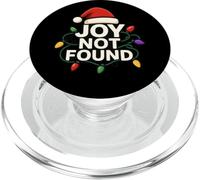 Joy Not Found Funny Christmas Subtle Bah Humbug PopSockets PopGrip for MagSafe