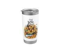 Joy of The Lord is My Strength Scripture Fall Autumn Stainless Steel Insulated Tumbler
