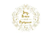 Joy, Peace And Prosecco Sweatshirt - White - XXL - White