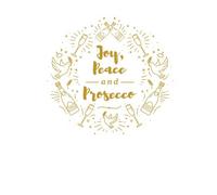 Joy, Peace And Prosecco Women's T-Shirt - White - S
