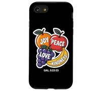 Joy Peace Love Kindness Gal 5 22 23 Fruits Of The Spirit Case for iPhone SE (2020) / 7/8