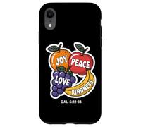 Joy Peace Love Kindness Gal 5 22 23 Fruits Of The Spirit Case for iPhone XR