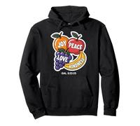 Joy Peace Love Kindness Gal 5 22 23 Fruits Of The Spirit Pullover Hoodie