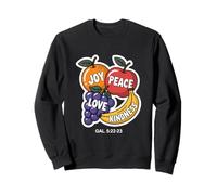 Joy Peace Love Kindness Gal 5 22 23 Fruits Of The Spirit Sweatshirt